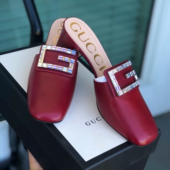 Gucci Shoes - Gucci Madelyn Crystal G Mule